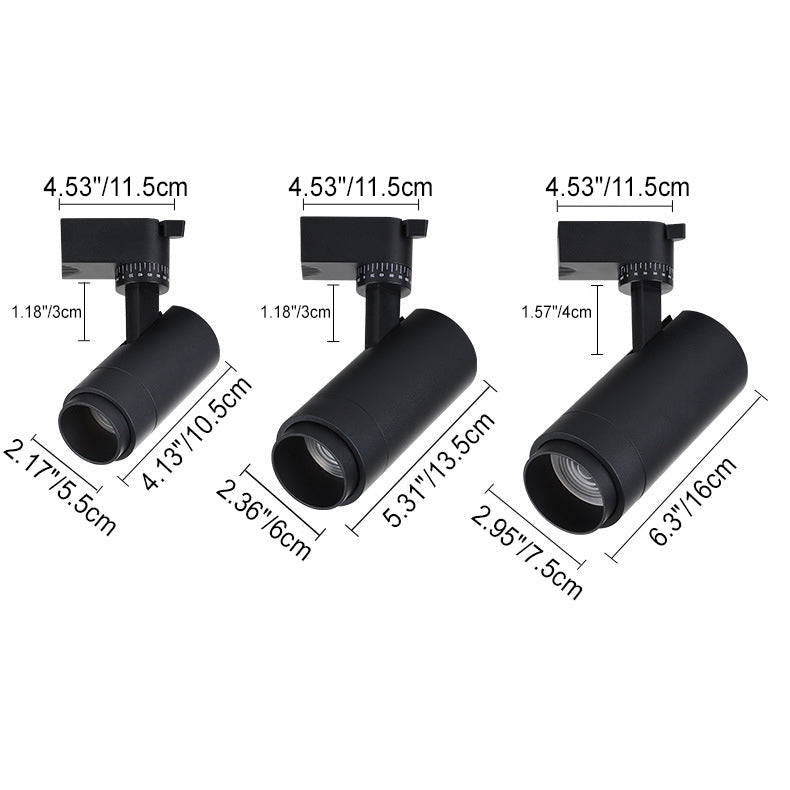 Adjustable Black Track Light Fixtures – Dimmable LED Lighting for Modern Rooms
