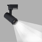 Adjustable Black Track Light Fixtures – Dimmable LED Lighting for Modern Rooms