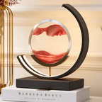 Round Frame LED Sand Art Night Light