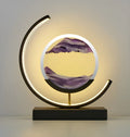 Round Frame LED Sand Art Night Light