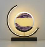 Round Frame LED Sand Art Night Light