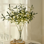 Natural Floral Accent Table Light with LED Branch Design for Home Decor