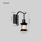 Vintage Style Indoor Wall Sconce Light Fixture - Industrial Design