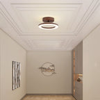 Modern Round Ceiling Light with LED - Acrylic Fixture for Hallways