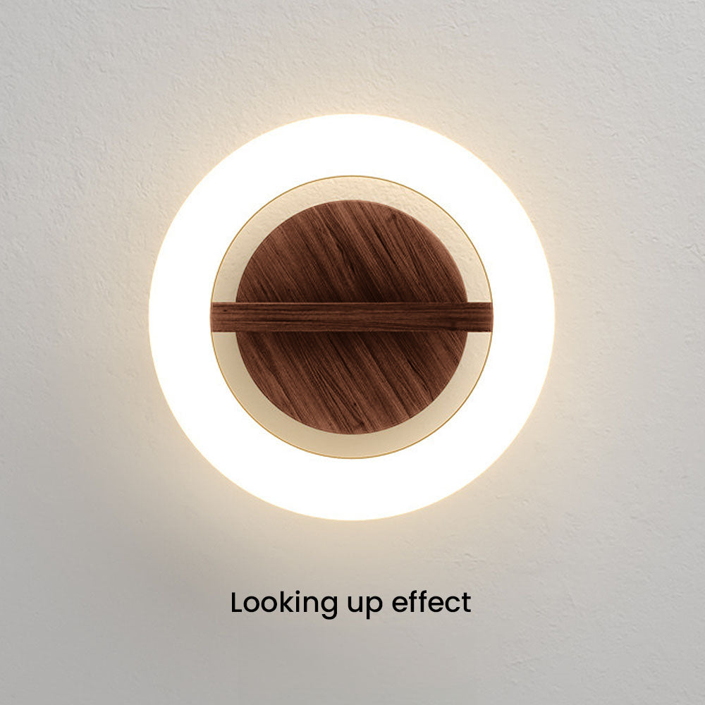 Modern Round Ceiling Light with LED - Acrylic Fixture for Hallways