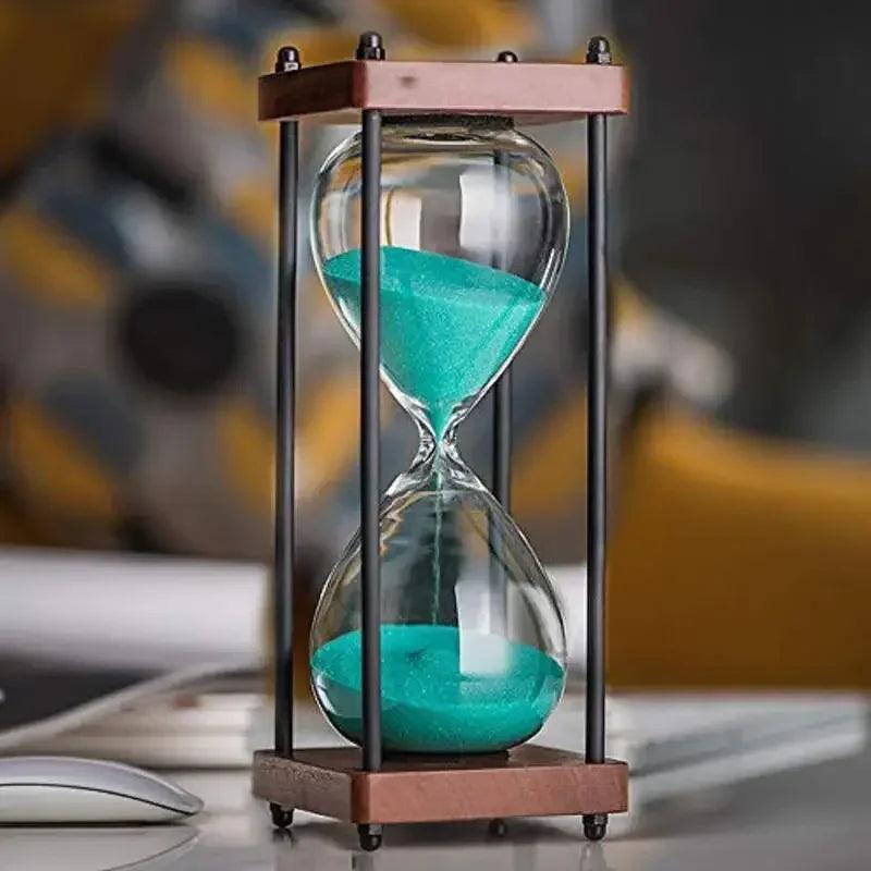 TimelessFocus 60-Minute Hourglass - Elegant Sand Timer for Enhanced Productivity