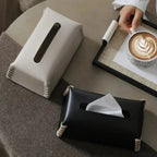 Elegance Leather Tissue Holder for Modern Spaces