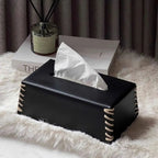 Elegance Leather Tissue Holder for Modern Spaces
