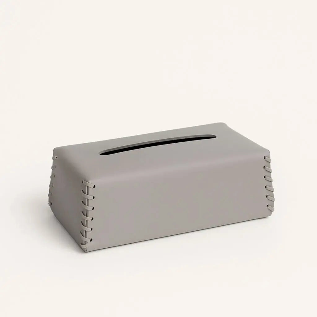 Elegance Leather Tissue Holder for Modern Spaces