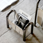 Chic Leather Magazine Holder for Stylish Spaces