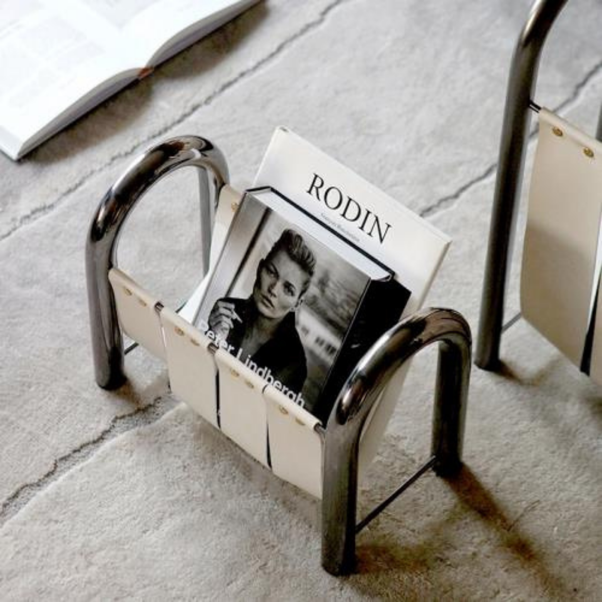 Chic Leather Magazine Holder for Stylish Spaces