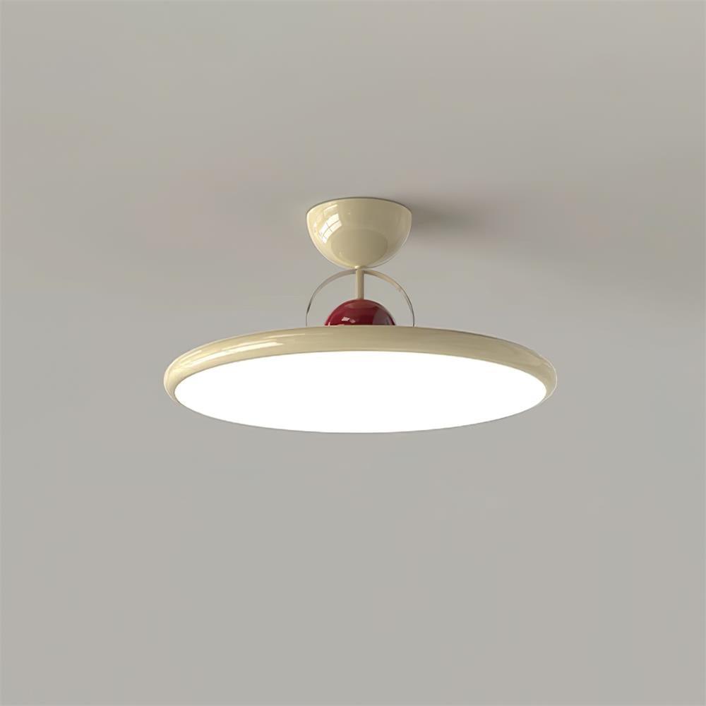 Modern Flush Mount Ceiling Light with Integrated LED - Elegant Design