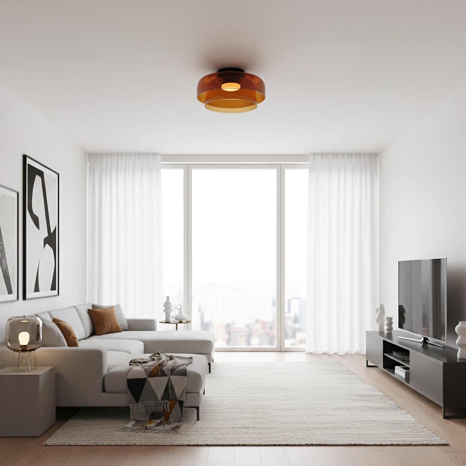 Modern Flush Mount Ceiling Light Fixture for Stylish Spaces