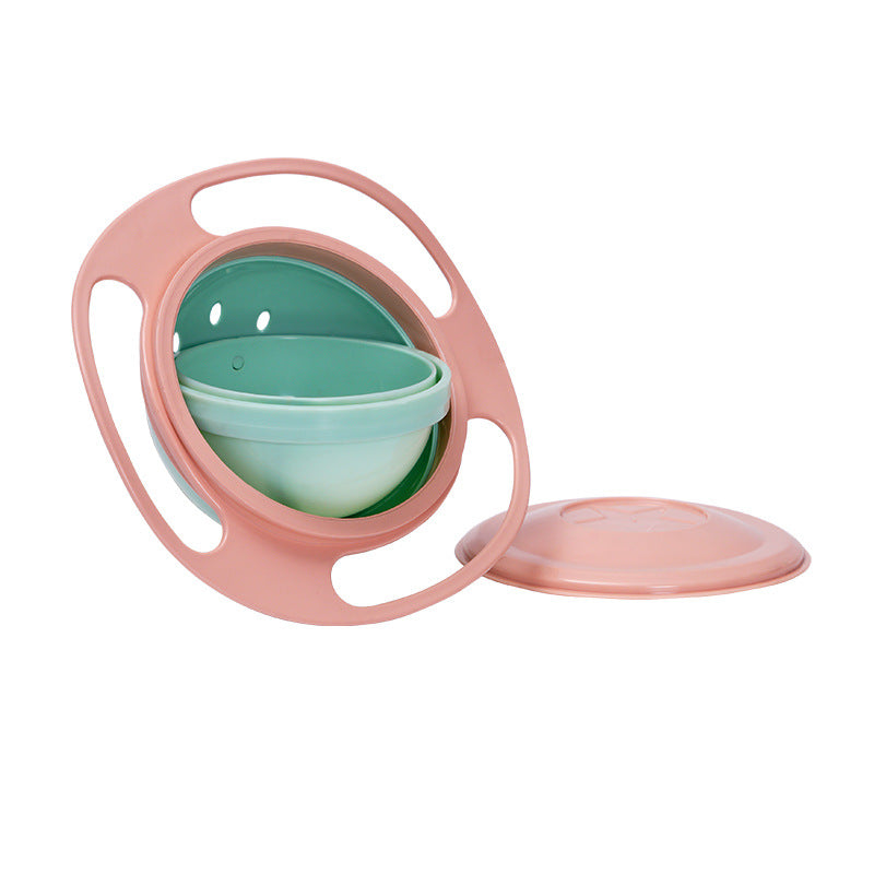 360-Degree Rotating Balance Bowl with Gyroscopic Motion
