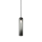 Adjustable Height Glass Pendant Light – Modern Long Tube Design for Kitchen Island – Various Color Choices
