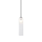 Adjustable Height Glass Pendant Light – Modern Long Tube Design for Kitchen Island – Various Color Choices