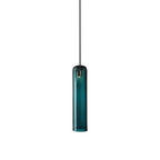 Adjustable Height Glass Pendant Light – Modern Long Tube Design for Kitchen Island – Various Color Choices