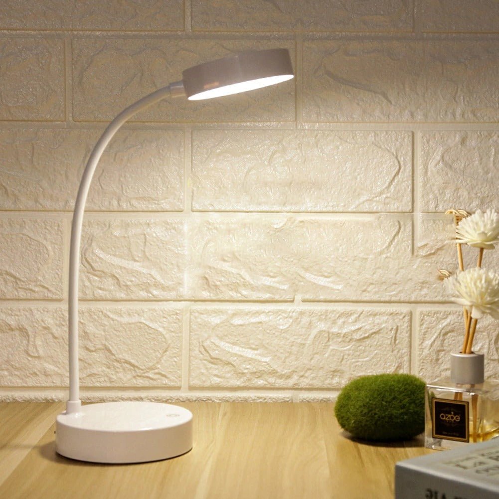 Flexible Neck Desk Lamp with Touch Control – Portable Design