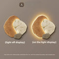 Modern Large Wall Clock with Silent Quartz Movement and LED Lighting