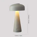Frosted Metal Mushroom Lamp - Touchless Control for Bedroom & Living Room