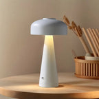 Frosted Metal Mushroom Lamp - Touchless Control for Bedroom & Living Room