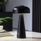 Frosted Metal Mushroom Lamp - Touchless Control for Bedroom & Living Room