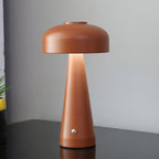 Frosted Metal Mushroom Lamp - Touchless Control for Bedroom & Living Room