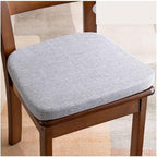 Tufted Microfiber Chair Cushion for Dining and Patio Use