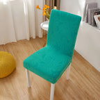 Stretch Chair Cover with Smiley Flower Design