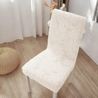 Stretch Chair Cover with Smiley Flower Design