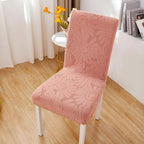 Stretch Chair Cover with Smiley Flower Design