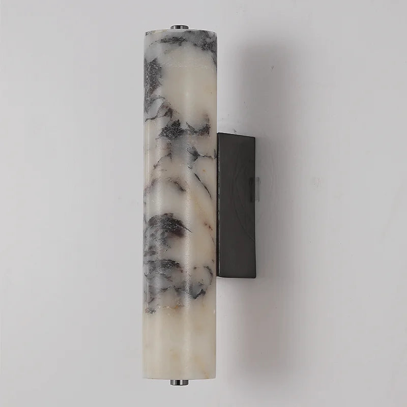 Italian-Inspired Natural Marble Wall Light - Contemporary Luxury Sconce