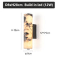 Italian-Inspired Natural Marble Wall Light - Contemporary Luxury Sconce
