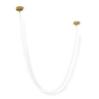 Adjustable LED Pendant Light for Modern Black Kitchen Design