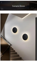 Contemporary Round LED Wall Light Fixture – Elegant Design
