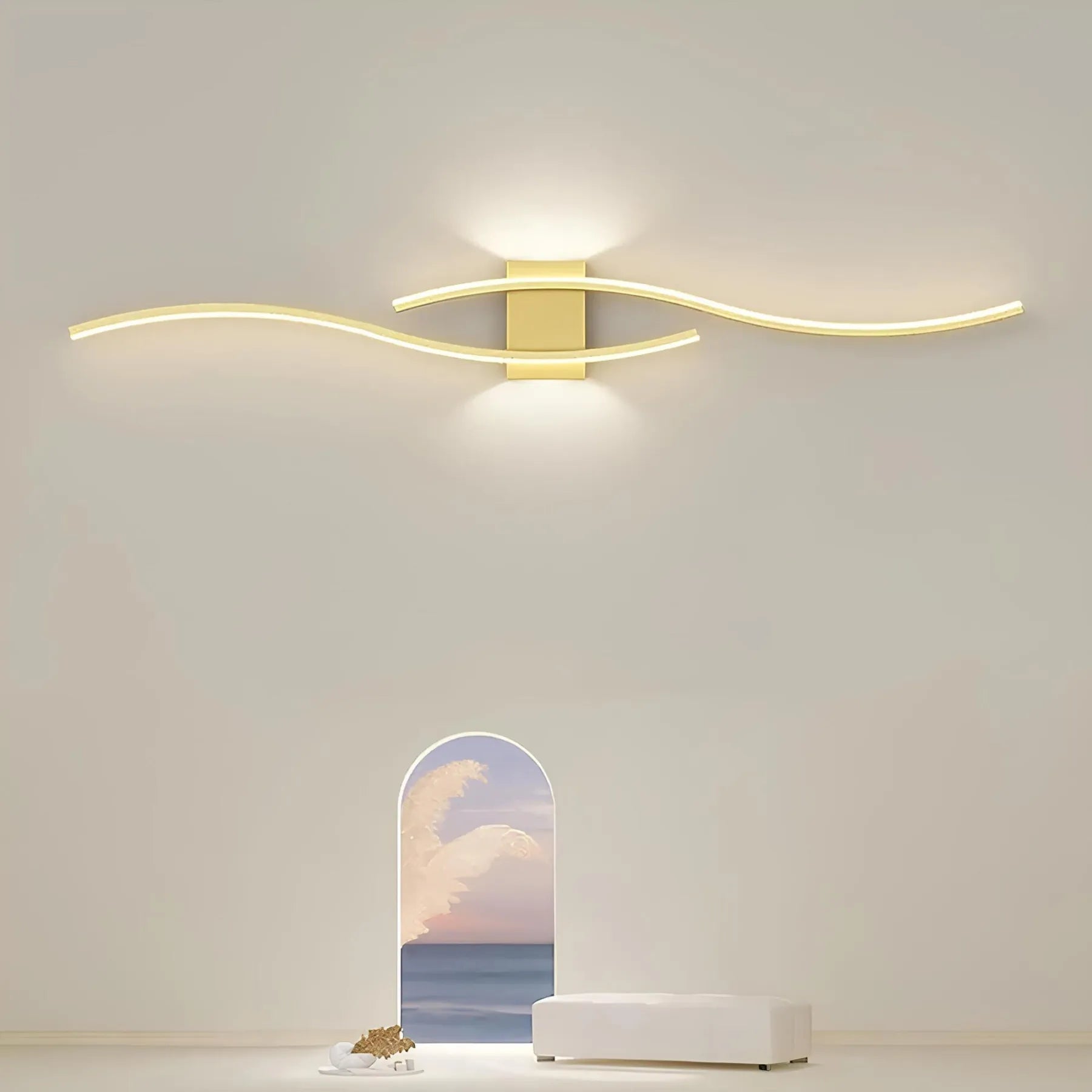 Contemporary Dimmable LED Wall Light - Modern Minimalist Design