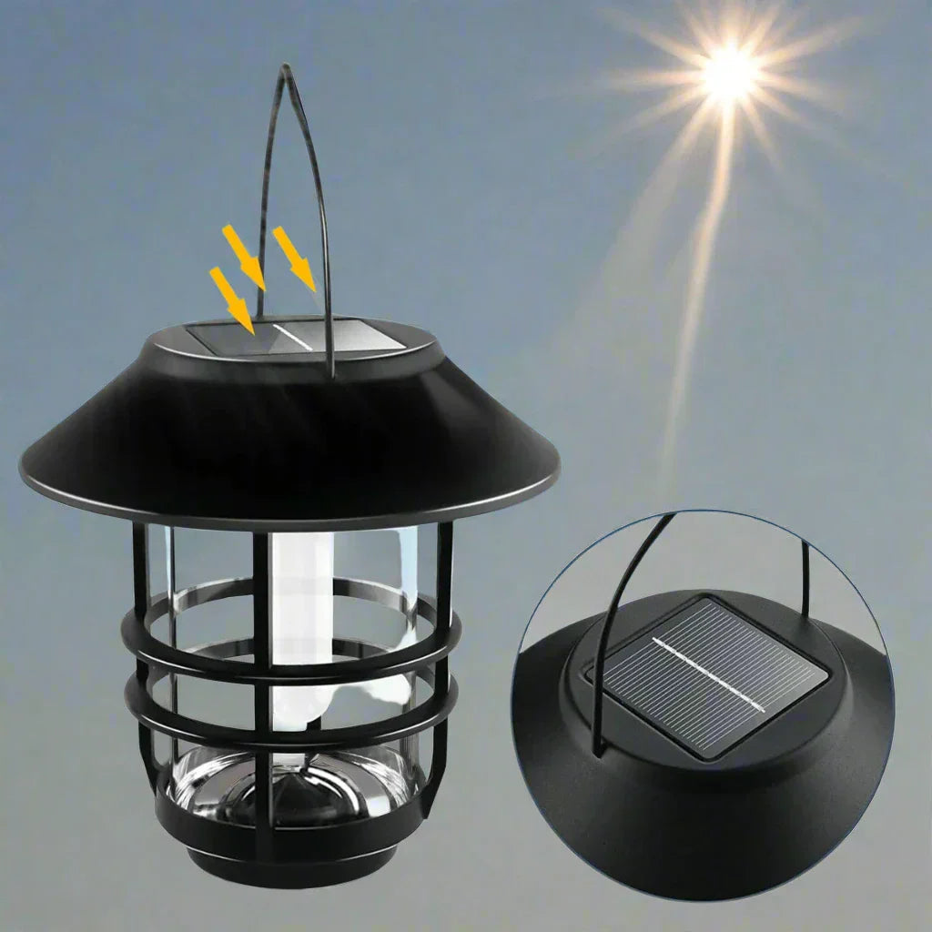 Waterproof Solar Lantern for Outdoor Decor – Elegant Lighting Option