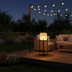 Elegant Waterproof Solar Floor Lamp for Outdoor Gardens