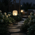 Elegant Waterproof Solar Floor Lamp for Outdoor Gardens