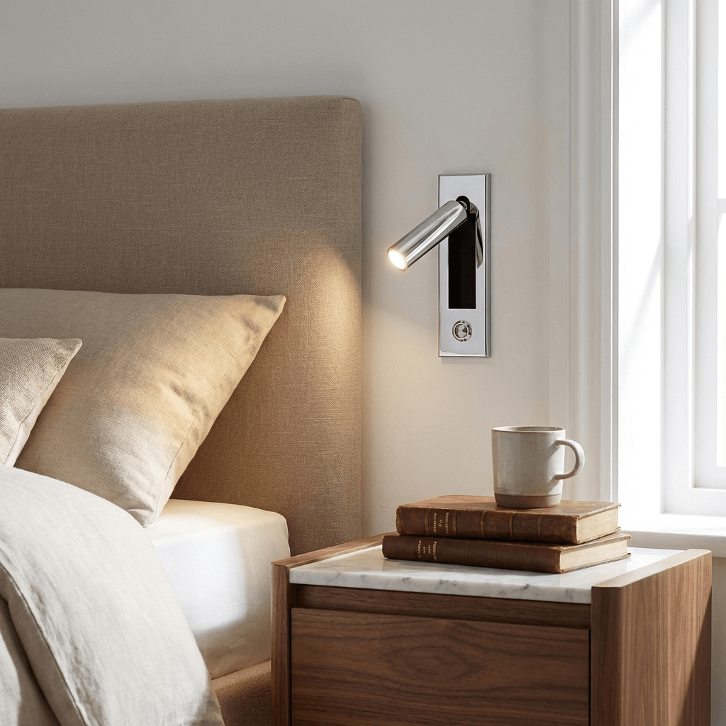 Elegant Wall Sconce Light for Cozy Bedroom Atmosphere - Modern Design
