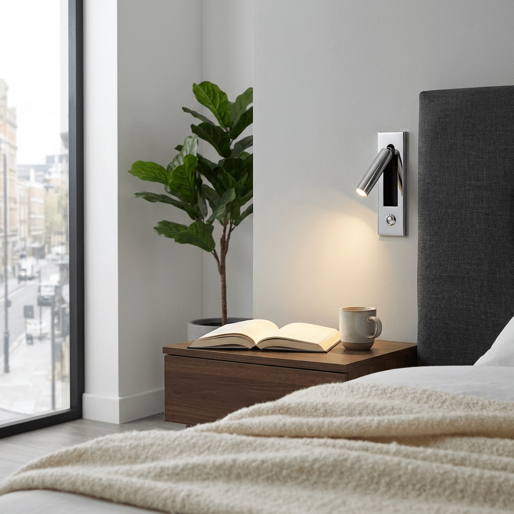 Elegant Wall Sconce Light for Cozy Bedroom Atmosphere - Modern Design