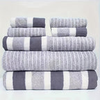 Sumptuous Plush Bath Towel Collection - 8 Piece Set