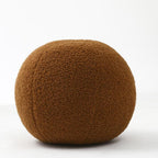 Soft Teddy Fleece Ball Pillow – Stylish Bouclé Cushion for Contemporary Decor