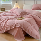 Breathable Bedding Set in Scandinavian Style – Includes 2 Pillowcases, Soft Cotton
