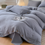Breathable Bedding Set in Scandinavian Style – Includes 2 Pillowcases, Soft Cotton