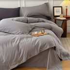 Breathable Bedding Set in Scandinavian Style – Includes 2 Pillowcases, Soft Cotton