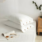 Breathable Bedding Set in Scandinavian Style – Includes 2 Pillowcases, Soft Cotton