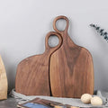 Double-Sided Walnut Cutting Board Set of 2 – Knife-Friendly for Slicing and Serving