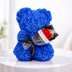 Artificial Flower Rose Bear for Table Decoration - Valentine's Gift