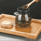 Eco-Friendly Glass Storage Jars for Coffee and Tea